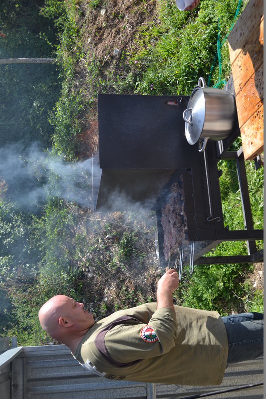 in cerreta con i soci dei Monti Sibillini